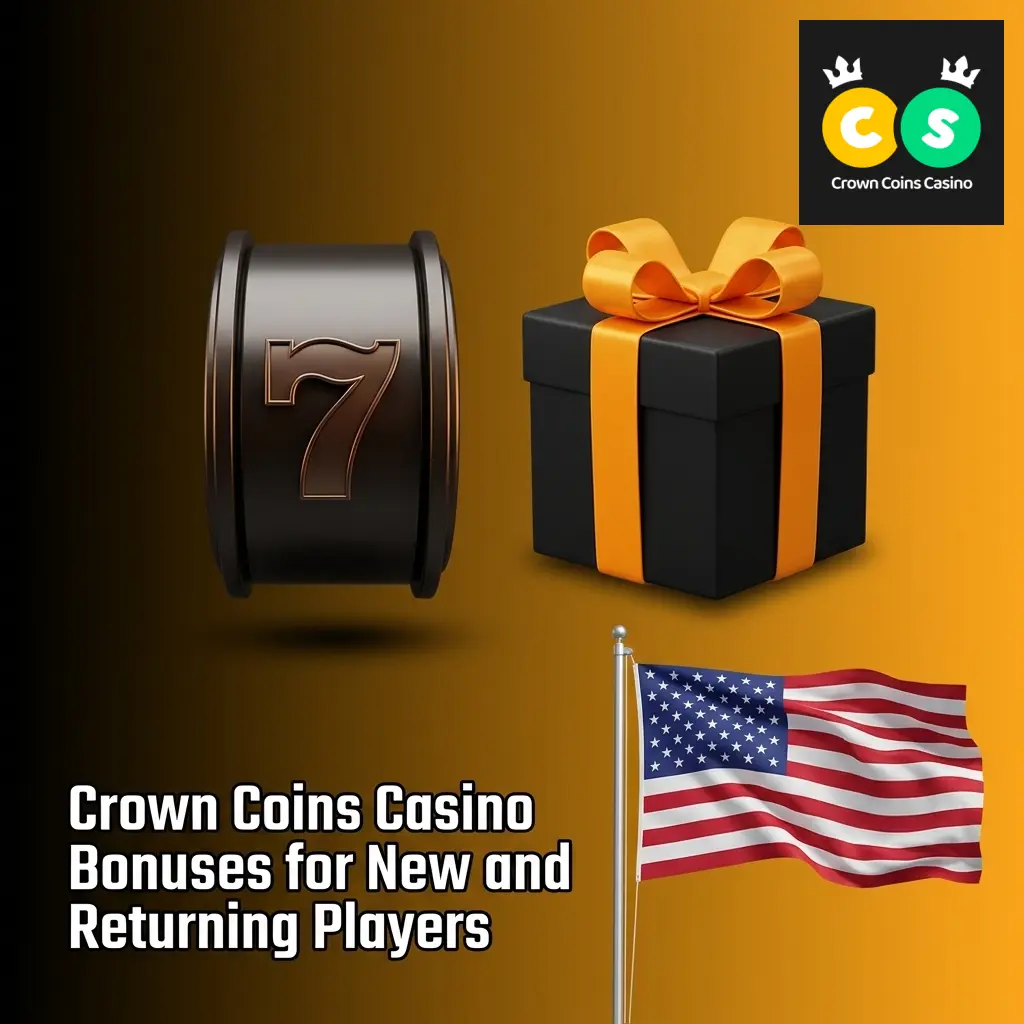 Crown Coins Casino no-deposit bonus offering 100,000 Crown Coins and 2 Sweeps Coins for new US players