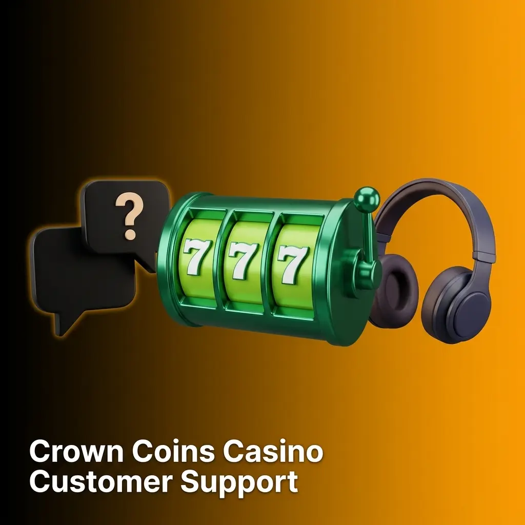 Crown Coins Casino customer support team available 24/7 via live chat, email, and Help Center FAQ